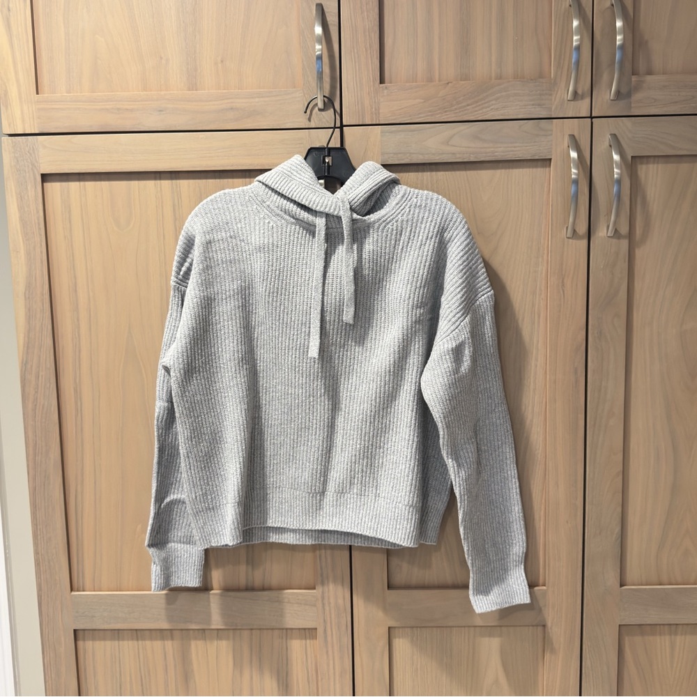 GAP Light Grey Knit Hoodie